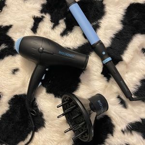 Bio Ionic Styling Tools Bundle (Blow dryer, Curl Wand, Diffuser)